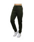 ფოტო #1 პროდუქტის Women's Loose Fit Marled Fleece Joggers with Zipper Side Pockets