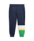 Фото #2 товара Toddler and Little Boys Color-Blocked Double-Knit Jogger Pants