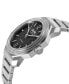 ფოტო #2 პროდუქტის Men's Roosevelt Swiss Automatic Silver-Tone Grade 2 Titanium Watch 43mm