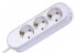 Фото #1 товара Bachmann 388.270 - 1.5 m - Type F - Plastic - White - Plastic - 3 AC outlet(s)