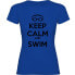 ფოტო #1 პროდუქტის KRUSKIS Keep Calm And Swim short sleeve T-shirt