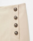 Фото #6 товара Women's Cropped Button Pants