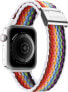 Dux Ducis Dux Ducis Strap (Mixture II Version) pasek Apple Watch SE, 8, 7, 6, 5, 4, 3, 2, 1 (41, 40, 38 mm) pleciona opaska bransoleta pale stripes - фото #2