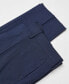 Фото #7 товара Men's Super Slim-Fit Printed Suit Pants