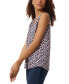 ფოტო #3 პროდუქტის Women's Printed Moss Crepe Sleeveless Blouse