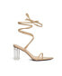 Фото #2 товара Women's Tabby Wraparound Strappy Dress Sandals - Extended sizes 10-14