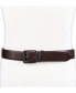 Фото #6 товара Men's Plaque Buckle Reversible Stretch Belt