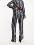 Фото #3 товара Vero Moda Tall satin trouser co-ord in geo print