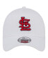 Фото #4 товара Men's White St. Louis Cardinals TC A-Frame 9FORTY Adjustable Hat