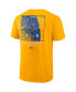 Фото #2 товара Men's Golden State Warriors 2022 Western Conference Champions Balanced Attack Roster T-Shirt - Gold