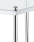 Royal Crest 2 Step Glass Chairside End Table