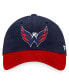 Фото #4 товара Бейсболка регулируемая Fanatics мужская с названием Washington Capitals основной логотип - Navy, Red