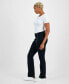 Фото #3 товара Women's Front-Zip Ponté-Knit Pants, Created for Macy's