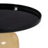 Фото #7 товара Вспомогательный стол 45 x 45 x 47 cm Стеклянный Чёрный Металл Янтарь