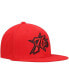 Men's Red Philadelphia 76ers Hardwood Classics Tonal Snapback Hat