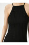 Фото #5 товара Платье женское Koton slim fit Halter Yaka Mini Kalem Elbise