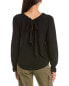 Фото #2 товара Velvet By Graham & Spencer Bristol Top Women's Black Xs