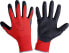 Фото #1 товара Защитные перчатки с покрытием латексом Lahti Pro 9" czarno-czerwone L211209P