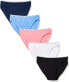 Фото #1 товара Calvin Klein 257069 Women's Stretch Logo Bikini 5-Pack Underwear Size XL