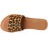 Фото #7 товара BEACH by Matisse Cabana Leopard Slide Womens Brown Casual Sandals CABANA-TAL