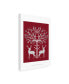 Фото #2 товара Fab Funky Christmas Des Grey on Red Canvas Art - 15.5" x 21"