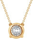 Фото #14 товара Certified Lab Grown Diamond Solitaire 18" Pendant Necklace (3 ct. t.w.) in 14k Gold