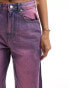 DTT baggy fit boyfriend jeans in purple wash lila, 36 - фото #5