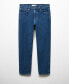 ფოტო #2 პროდუქტის Men's Ben Tapered Cropped Jeans