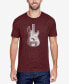 Фото #1 товара Men's Premium Blend Word Art Bass Guitar T-shirt