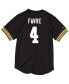 ფოტო #2 პროდუქტის Men's Brett Favre Green Bay Packers Name & Number Mesh Crewneck Top