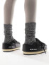 Moon Boot nylon mules in black