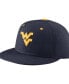 Фото #1 товара Men's Navy West Virginia Mountaineers Aero True Baseball Performance Fitted Hat