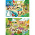 CLEMENTONI Double 2x60 Zoo Pieces Puzzle