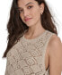 ფოტო #4 პროდუქტის DKNY Women's Crocheted Split-Side Tied Tank Top