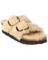 Фото #1 товара Papillio By Birkenstock Arizona Big Buckle Narrow Shearling Sandal Women's Beige