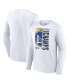 Фото #2 товара Men's White Golden State Warriors 2022 Western Conference Champions Locker Room Long Sleeve T-shirt