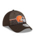 Фото #4 товара Men's Brown Cleveland Browns 2023 NFL Training Camp 39THIRTY Flex Fit Hat