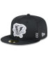 ფოტო #1 პროდუქტის Men's Black Oakland Athletics 2024 Clubhouse 59FIFTY Fitted Hat