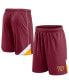 Фото #1 товара Men's Burgundy Washington Commanders Slice Shorts