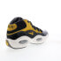 Reebok Question Mid Mens Black Leather Lace Up Athletic Basketball Shoes