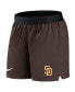 Фото #3 товара Women's Brown San Diego Padres Authentic Collection Team Performance Shorts