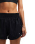 Фото #7 товара Nike One Training high waisted 3 inch shorts in black