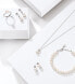 Pearl Silver Jewelry Set Perla SANH09 (Earrings, Chain, Pendant)