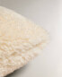 Фото #8 товара Faux shearling cushion cover