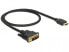 Delock 85581 - 0.5 m - HDMI Type A (Standard) - DVI-D - Male - Male - Straight