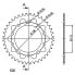 Фото #2 товара SUPERSPROX Aluminium Yamaha 520x40 RAL1303X40BLK rear sprocket