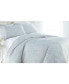 Фото #1 товара Forget Me Not Cotton Reversible 3 Piece Duvet Cover Set, Full/Queen