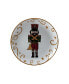 Фото #4 товара Holiday Magic Nutcracker 4 Piece Dessert Plate Set