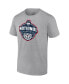 Фото #2 товара Men's Gray UConn Huskies 2023 NCAA Men’s Basketball National Champions Logo T-shirt