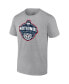 Men's Gray UConn Huskies 2023 NCAA Men’s Basketball National Champions Logo T-shirt